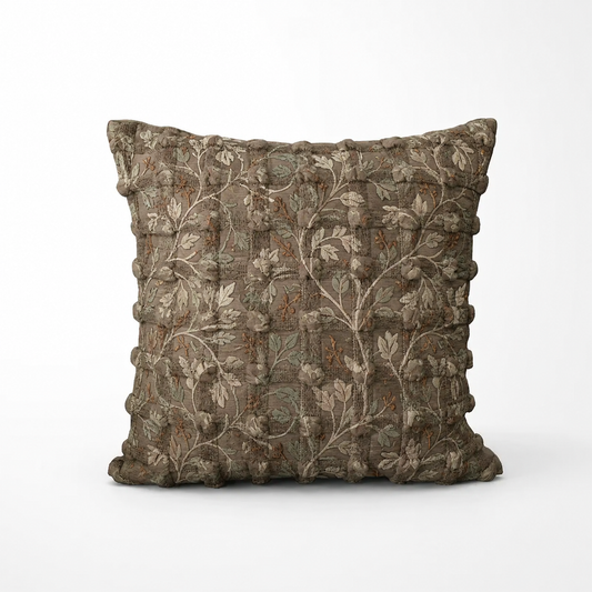 Wabi-Sabi Geometric Bubble Cushion Cover