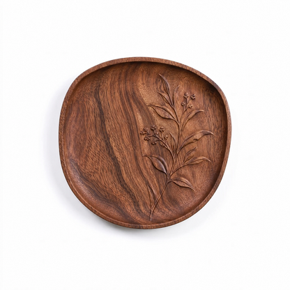 Irregular Walnut Serving Tray